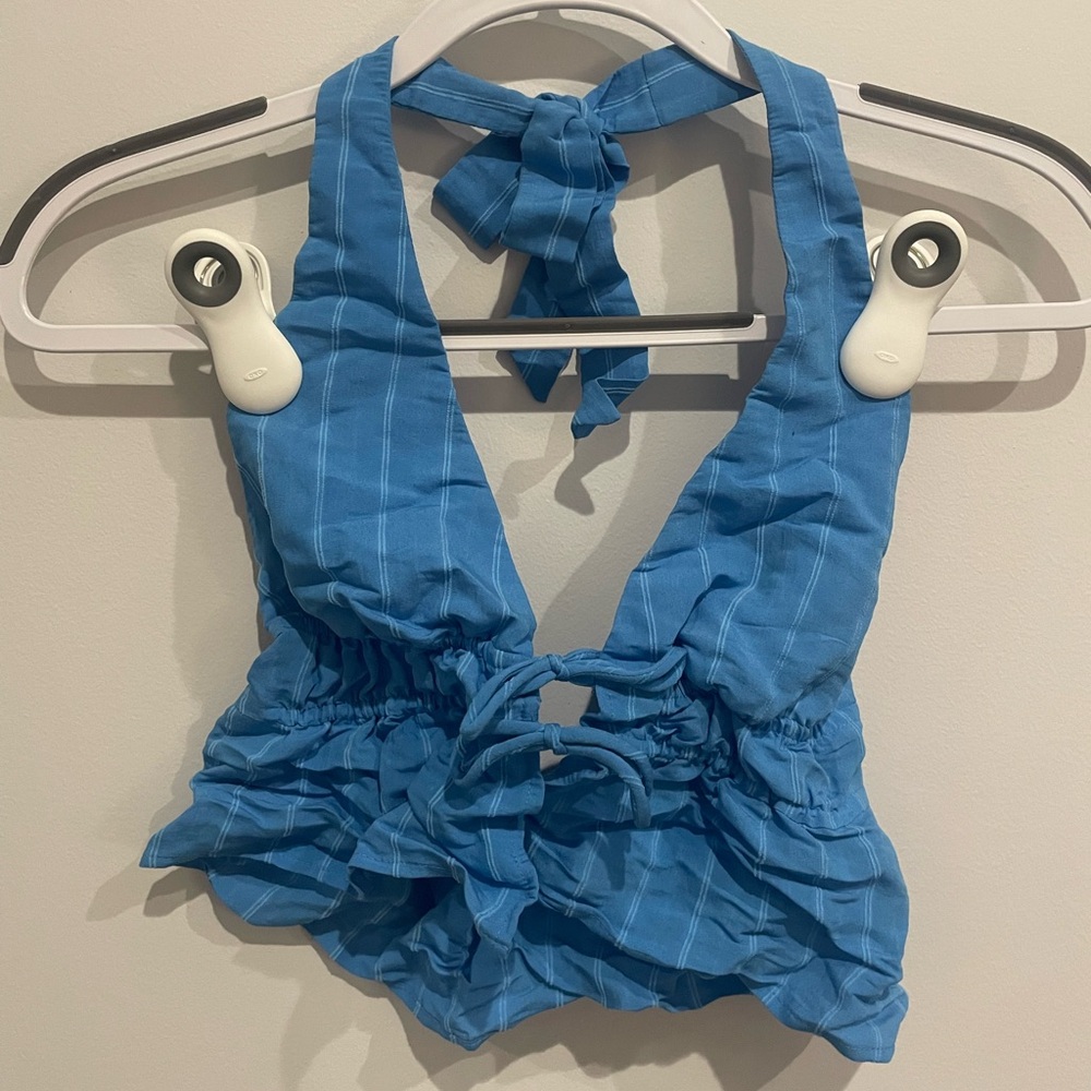 Bershka Vibrant Blue Top